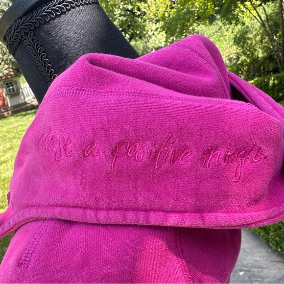 lululemon athletica scuba hoodie fuschia size 4 - Picture 2 of 3